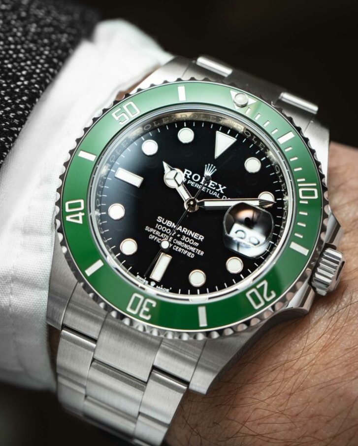 The Not-So-Anniversary Perfect Replica Rolex Submariner 126610LV Green Ceramic ‘Kermit’ Watches UK