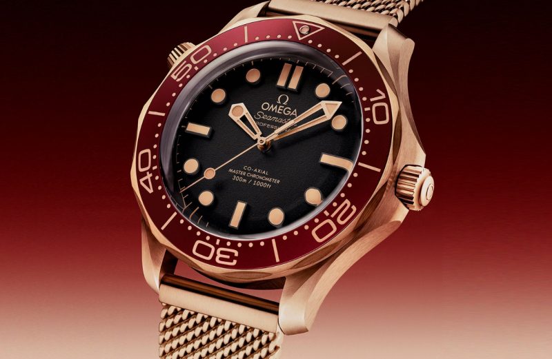 1:1 Replica Omega Watches Introduce The Seamaster Diver 300M Bronze Gold Burgundy