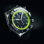 Breitling Super Chronomat Replica Watch Green Dial Close Up