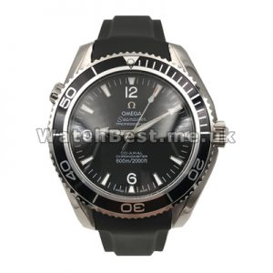 Classic UK Black Omega Planet Ocean 45.5MM Replica Watches For Men