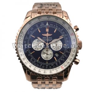 UK Fashionable Breitling Navitimer Replica Watches Black Dial For Men