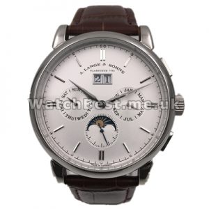 New Functional Male 45MM Replica A.Lange  Sohne Saxonia Annual Calendar Watches With Automatic Movements