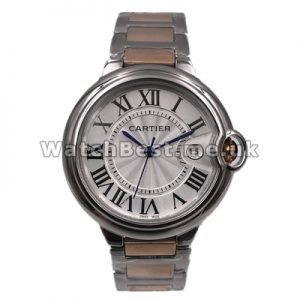 Fashionable Rose Gold  Steel Bracelets Neutral Ballon Bleu De Cartier Fake Watches Online