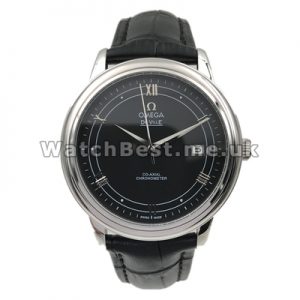 Male Black Dials Omega De Ville Hour Vision Fake 40MM Automatic Watches
