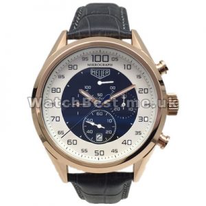 Swiss Black Dials Tag Heuer Monaco Copy Watches With Date Display Sale For Men