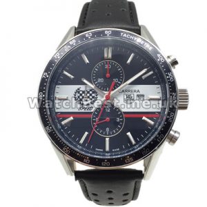 Cool Black Bezels Swiss Tag Heuer Monaco Replica Watches 44MM With Black Dials UK