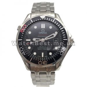 Meaningful 41MM Omega Seamaster 300M Fake Watches With Black Dials And Black Bezels