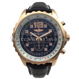 Luxury Black Dials Breitling Aerospace Quartz Copy Watches With Black Belt Straps UK
