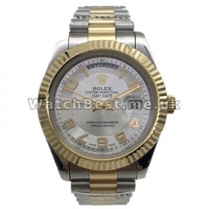 Fashionable UK Rolex Day-Date II 41MM Fake Watches With Yellow Gold Bezels
