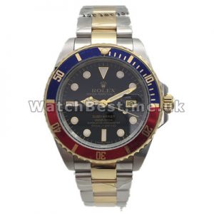 New Automatic Rolex Submariner Replica Watches With Blue And Red Bezels For UK