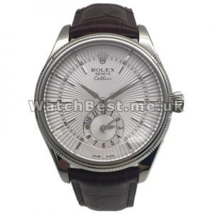 Classic Steel Cases 39MM Rolex Cellini Copy Watches For UK With White Dials
