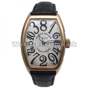Rose Gold Steel Cases Typical Franck Muller Sunset Fake Watches With White Dials UK