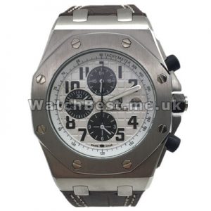 Classic White Dials Swiss Audemars Piguet Royal Oak Offshore Fake Watches With Black Sub-dials UK