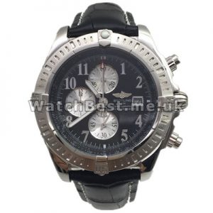 Functional Quartz Arabic Numerals Breitling Chronomat Evolution Copy Watches With Sturdy Steel Cases