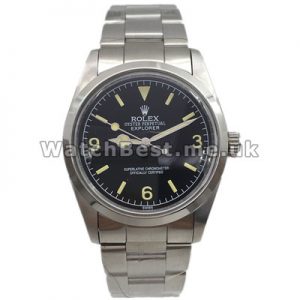 Practical Automatic Steel Cases Rolex Restoring Ancient Ways Replica Watches With Black Dials For Men