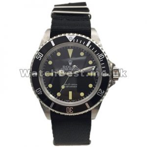 Elegant Black Nylon Straps Swiss Rolex Restoring Ancient Ways Copy Watches With Steel Cases