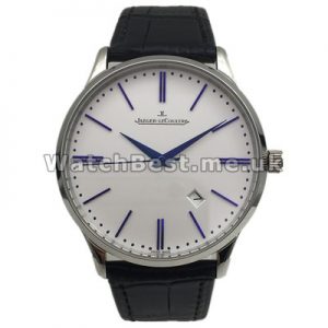 Fashionable Blue Hands UK Jaeger-LeCoultre MASTER ULTRA THIN Fake Watches For Men