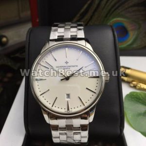 Durable Steel Cases Swiss Vacheron Constantin Patrimony Fake Watches With Automatic Movements