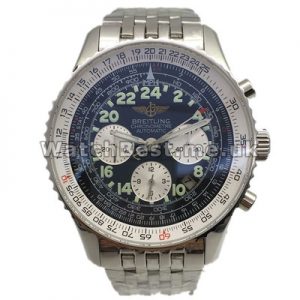 Functional Black Dials Breitling Navitimer Replica Watches With Steel Bracelets For Men