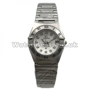 Female 22.5MM Omega Constellation Mini Fake Watches With Steel Bracelets And Cases