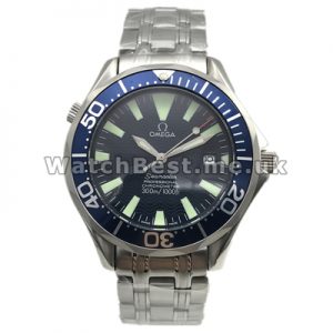 Attractive Blue Bezels And Dials Omega Seamaster 300M Copy Watches Sale For Men
