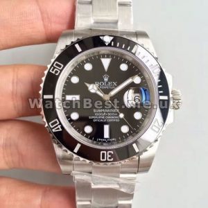 Sturdy Black Ceramic Bezels Male Rolex Submariner Replica Watches With Steel Bracelets