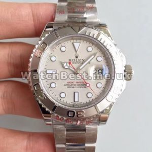Pure Platinum  Steel Cases Male 40MM Rolex Yacht-Master Replica Watches For Sale