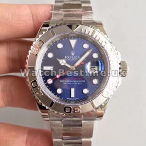 Novel Blue Dials Male Rolex Yacht-Master Fake Watches With Swiss ETA Automatic Movements