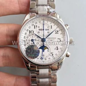 Practical Blue Hands And Black Arabic Numerals Male Longines Master Collection Replica Watches