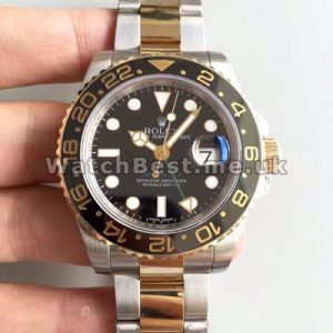 New Automatic Movements Rolex GMT Master II Replica Watches For Men With Gold  Steel Cases