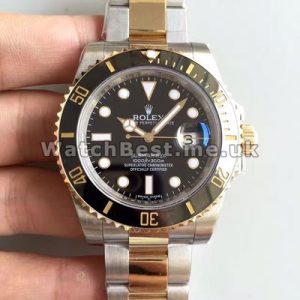 Luxury Male Automatic Movements Rolex Submariner Replica Watches With Gold  Steel Cases Online