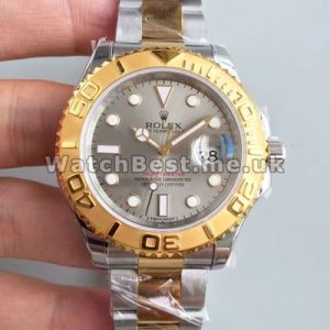 Unique Gray Dials Male Rolex Yacht-Master Fake Watches With Automatic Movements Online Sale
