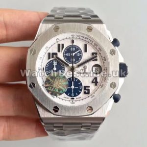 Hot-selling Blue Sub-dials Male Audemars Piguet Royal Oak Offshore Replica Watches With Steel Bracelets