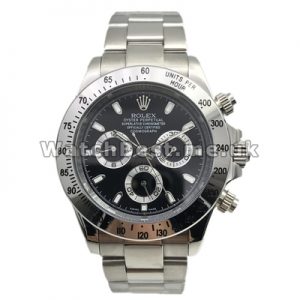 Representative 40MM Automatic Movements Male Rolex Daytona Replica Watches Sale With Steel Bracelets