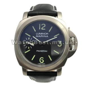 Practical Swiss Male Automatic Movements Panerai Luminor Base Fake Watches With Titanium Cases