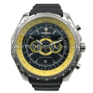 Special Yellow Sub-dials Male Breitling Bentley Supersports Light Body Fake Watches With 49MM Steel Cases