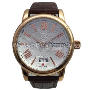 Glorious 43MM Male White Dials Montblanc Stars 4810 Replica Watches With Rose Gold Steel Case Sale