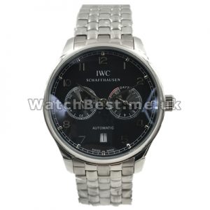 Graceful Quartz Movements IWC Portuguese Replica Watches Sale For Men With 43MM Steel Cases