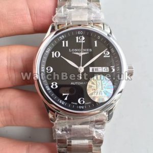 Useful Black Dials And White Arabic Numerals Longines Master Collection Fake Watches For Men