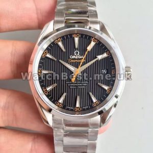 Distinctive Yellow Seconds Hands And Black Dials Male 43MM Omega Seamaster Aqua Terra 150M Copy Watches