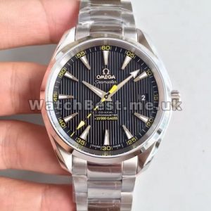 New Hot-selling Black And Yellow Seconds Hands Male Omega Seamaster Aqua Terra 150M Replica Watches With Steel Cases