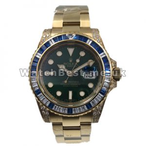 Valuable 40MM Replica Rolex GMT Master II Watches For Men With Green Dials Online