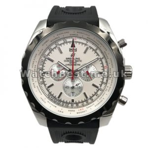 Special Male Quartz 48MM Replica Breitling Chrono-Matic Watches With White Dials Sale