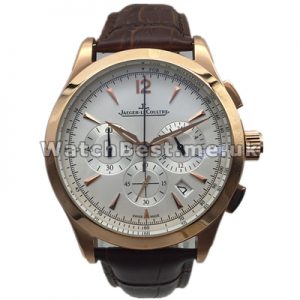 Modern Rose Gold Steel Cases Male Jaeger-LeCoultre Master Control Replica Watches With Quartz Movements Sale