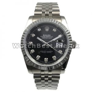 Fashionable Diamond Indexes 36MM Rolex Datejust Copy Watches For Men Online