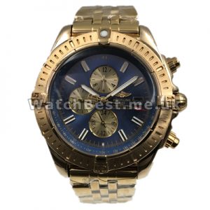 Functional 46MM Quartz Movements Male Breitling Navitimer Replica Watches With Black Dials Sales