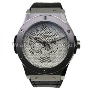 Novel White Dials Swiss 44MM Replica Hublot Big Bang Watches For Men With Steel Cases