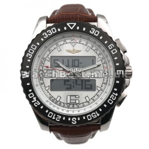 Special Black Bezels Male 44MM Fake Breitling Airwolf Raven Watches With Quartz Movements