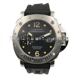 44MM Male Automatic Movements Fake Panerai Submersible Watches With Steel Cases