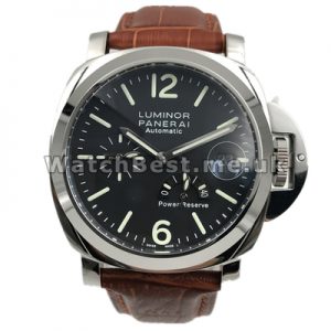 Functional Swiss Automatic Male Panerai Power Reserve Replica Watches With 44MM Steel Cases